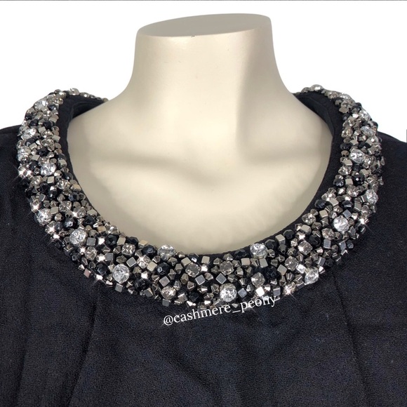 Boden Jewel Collar Wool Top - Picture 8 of 8